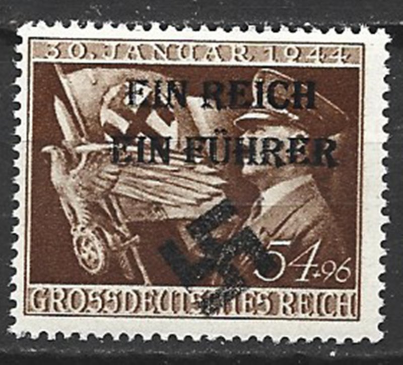 COLLECTION LOT 7759 GERMANY #B252 CHARITY OVERPRINTED 1944 MNH