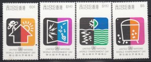 Hong Kong 1990 Sc 570-3 Environment Day MNH