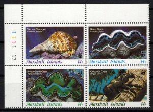 Marshall Islands 113a MNH Marine Life Sea Shells Invertebrates ZAYIX 0324S0122