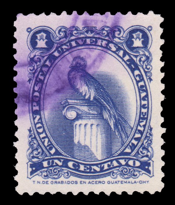 GUATEMALA STAMP 1954. SCOTT # 354. USED. # 3