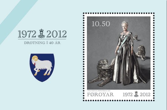 Faroe Islands 2012 #572a MNH. Queen, joint with Denmark/Greenland