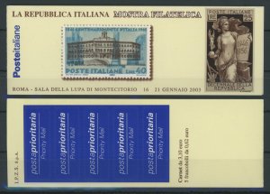 2003 Italy - Republic, Montecitorio Booklet, LB 23, MNH **