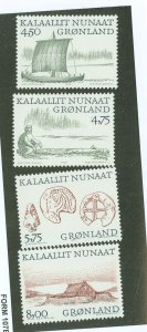 Greenland #351-354  Single (Complete Set)