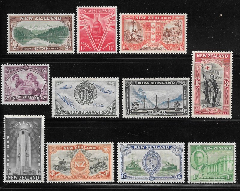 New Zealand 247-257: Signs of Victory and Peace, MH, F-VF