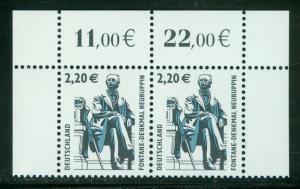 Germany Bund Scott # 2210, pair, mint nh, variation