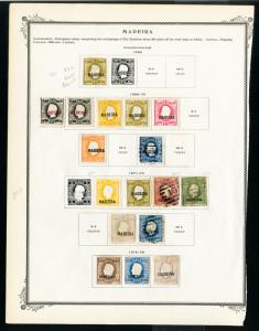 Madeira Stamps 1800s Collection