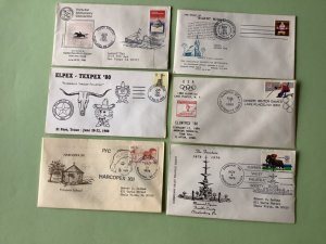 United  States Philatelic exhibitions & Fairs postal covers 6  items Ref A2131
