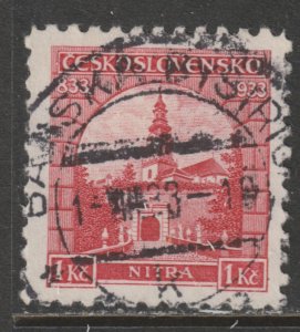1933 Czech Rep - Sc 193 - used VF - 1 single - Church at Nitra