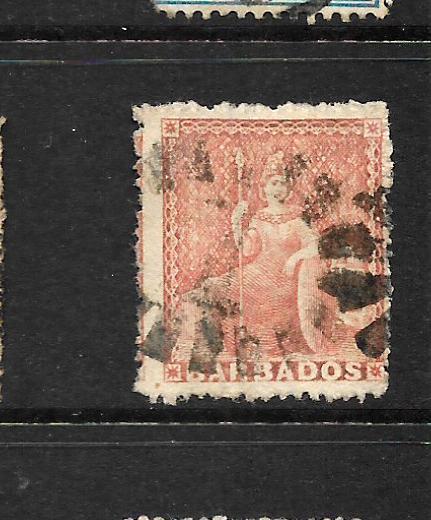 BARBADOS   1861-70  4d  BRITANNIA   FU   SG 25    