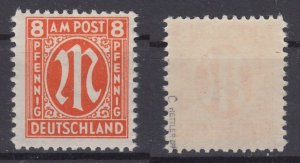 Germany 1945 Sc#3N6 Mi#21 C mnh signed BPP (AB1191)