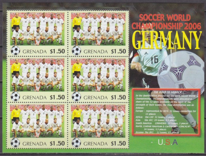 2006 Grenada 5724KL 2006 FIFA World Cup Germany( USA ) 9,00 €