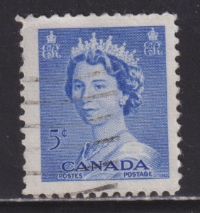 Canada 329 Queen Elizabeth II 5¢ 1953