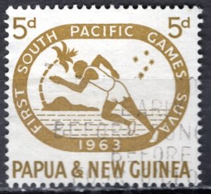 Papua & New Guinea 1963: Sc. # 176: Used Single Stamp