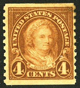 U.S. #601 MINT OG LH