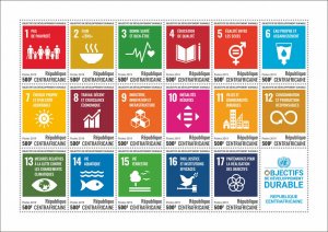 Central African Rep Stamps 2019 MNH UN Sustainable Development 17v M/S