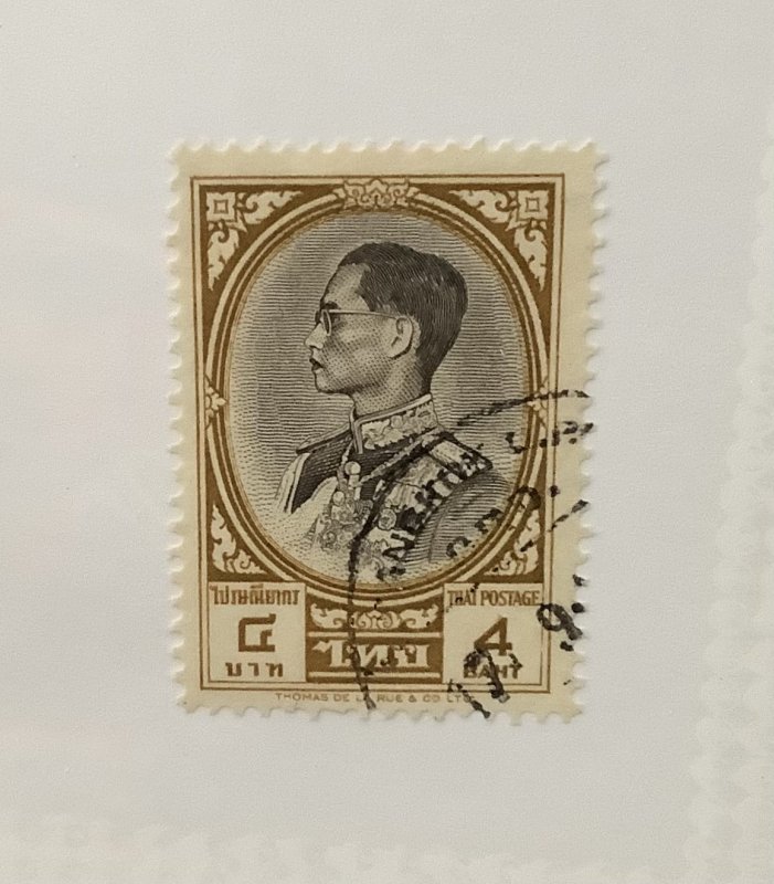 Thailand 1961   Scott 358A used - King Bhumibol Adulyadej