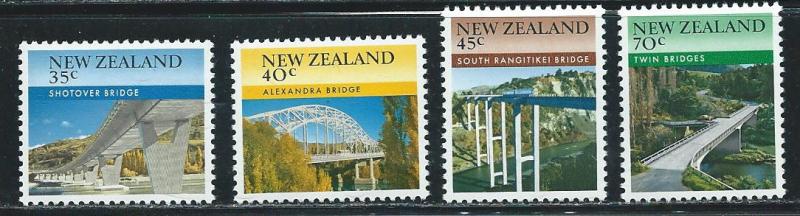 New Zealand 824-7 1985 Bridges set MNH