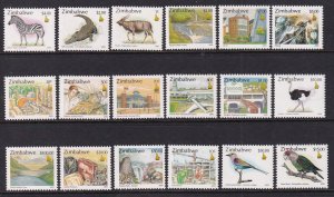 Zimbabwe 836-853 MNH VF