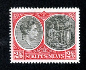 1943 St Kitts Sc#97a M* ( 1394 BCX2 )