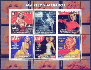 Mauritania 2003 Cinema Actress Marilyn Monroe Sheet MNH Private