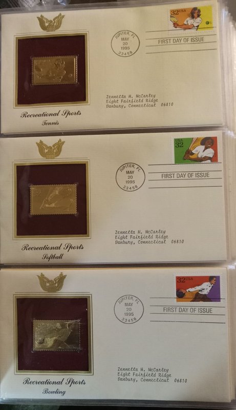 FIRST DAY COVERS -Golden Replicas (66)