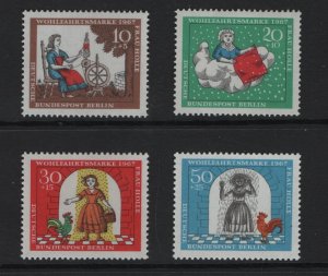 Germany  Berlin   #9NB49-9NB52  MNH  1967  Frau Holle