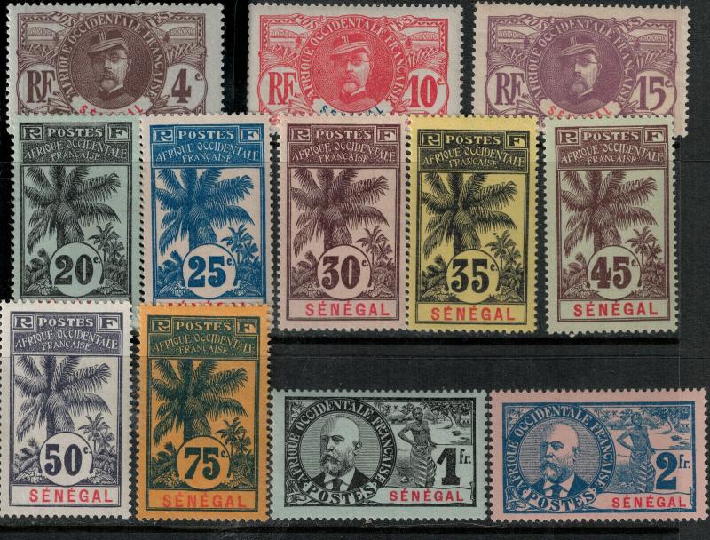 Senegal 1906 SC 57-72 Mint/MNH SCV $377.00 Set