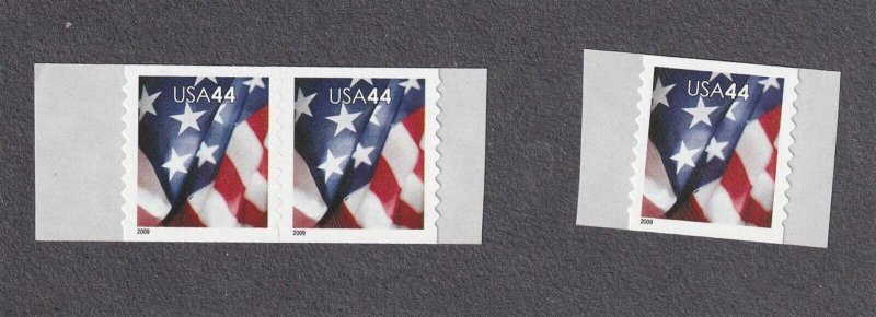 Triple, Pair & single 44c Flag APU US 4393 MNH F-VF