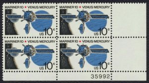 #1557 10c Mariner 10, Plate Block [35992 LR] Mint **ANY 5=FREE SHIPPING**