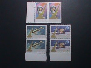 ​KOREA-1975 SC#1304-06   COSMONAUTS DAY CTO BLOCK VF WE SHIP TO WORLD WIDE