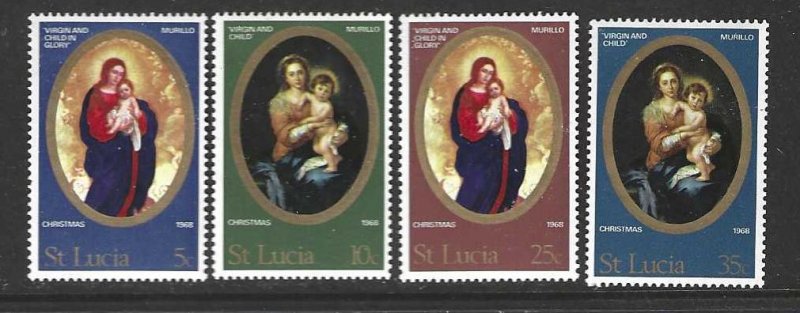 St Lucia 237-240  Complete MNH SCV$1.00