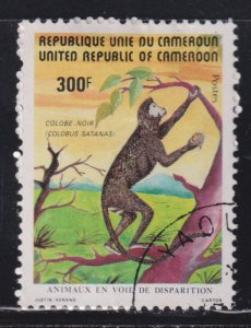 Cameroun 718 Black Colobus Monkey 1982