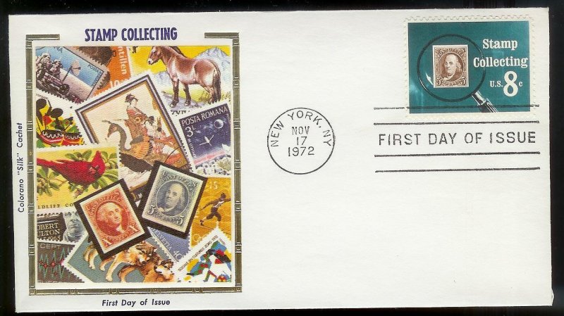 UNITED STATES FDC 8¢ Stamp Collecting 1972 Colorano