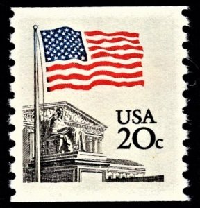 US 1895a MNH VF 20 Cent Flag Over Supreme Court