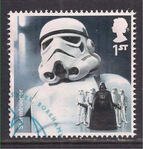 GB 2015 QE2 1st Star Wars Stormtrooper Ex Fdc SG 3761 ( A218 )