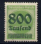 Germany Reich Scott # 264, mint hr