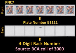 US 5655 Flags F #on# PNC7 B1111 4d back # MNH 2022