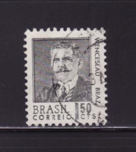 Brazil 1065 U President Wenceslau Pereria Gomes Braz (B)