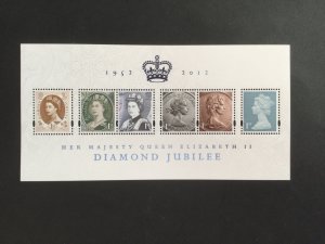 MS 3272 . GB mint minisheet. 2012.  Queen's Diamond Jubilee UMM