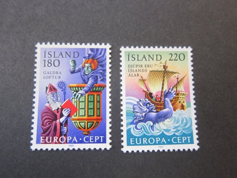 Iceland 1981 Sc 541-2 set MNH