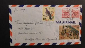 1964 Iotsuka Japan to Germany Japanese Air Mail Cover