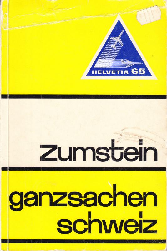 Zumstein Ganzsachen Schweiz, used. 1975 Swiss Postal Stationery Catalogue 