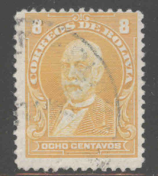Bolivia Scott 106 used 1913 stamp