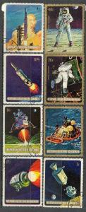 BURUNDI Sc# 297 - 301 C104 - C106 USED FVF Set8 Space Rocket