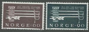 Norway  Scott 502-503  Mint
