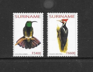 BIRDS - SURINAME #1299-1300  MNH