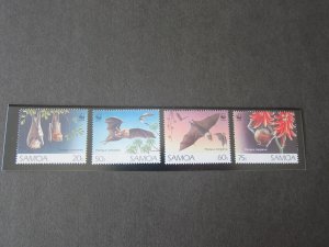 Samoa 1993 Sc 827-30 WWF set MNH