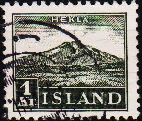 Iceland. 1935 1k S.G.215 Fine Used