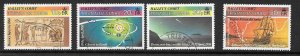 TRISTAN DA CUNHA SG402/5 1986 HALLEY'S COMET FINE USED