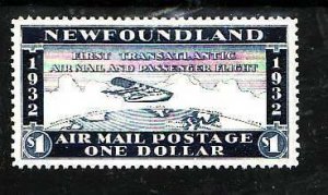 Newfoundland- id#7-cancelled Wayzata flight-unused hinged first transatlantic ai